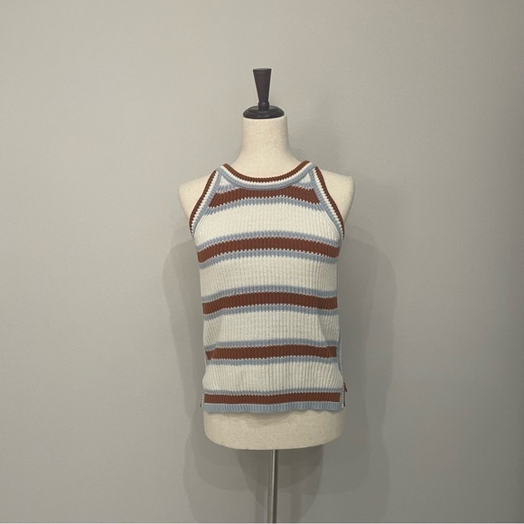 Freshman sleeveless knit sweater top size small - Picture 2 of 10